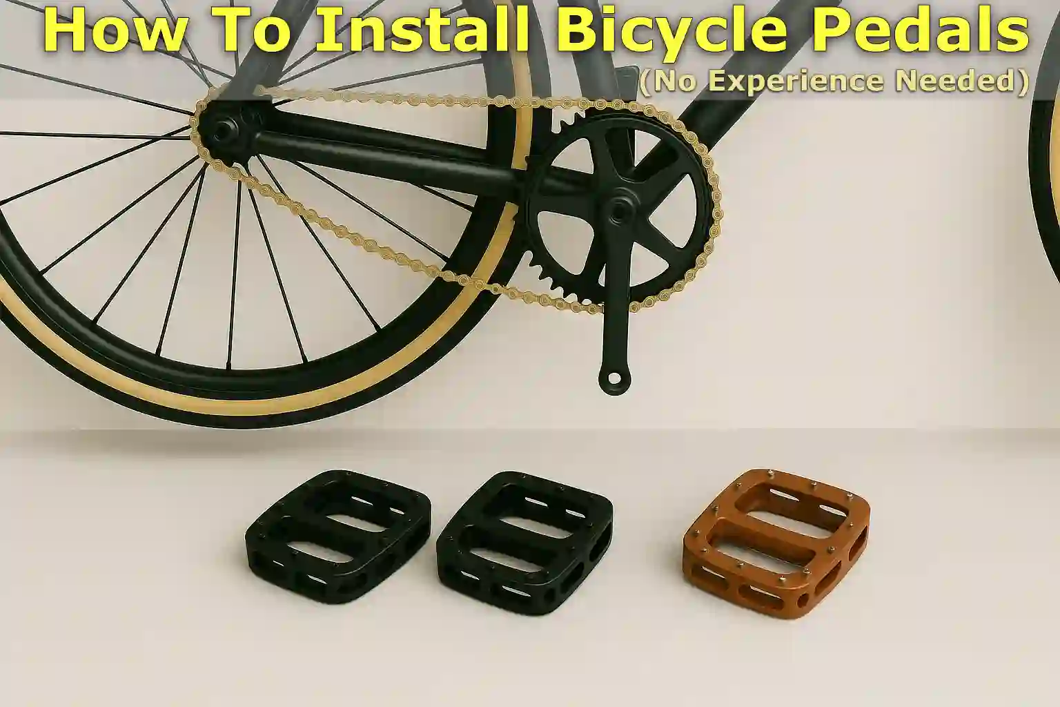 How To Install Bicycle Pedals (No Experience Needed)