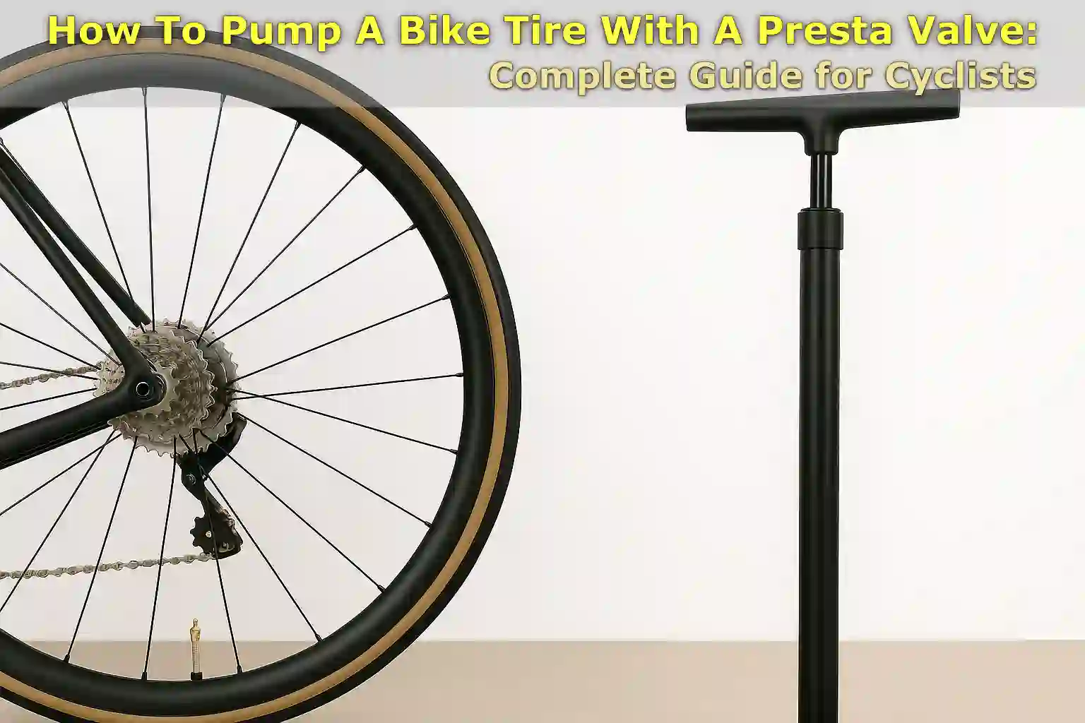 How To Pump A Bike Tire With A Presta Valve