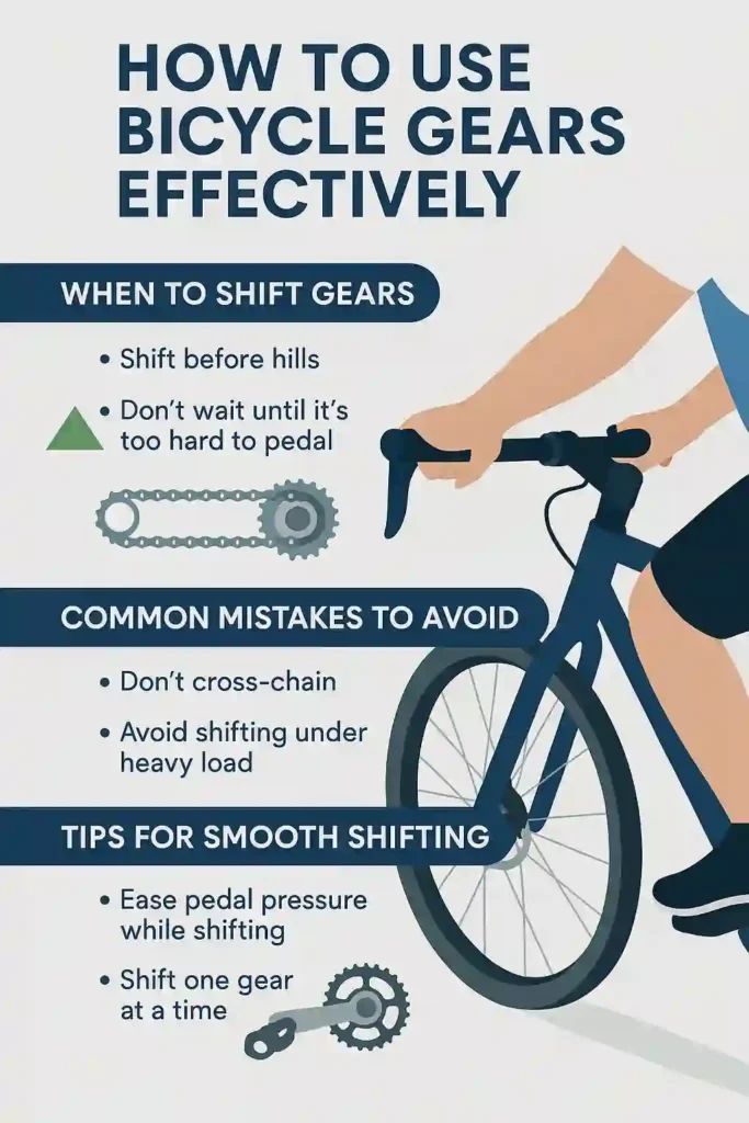 How To Use Bicycle Gears Effectively