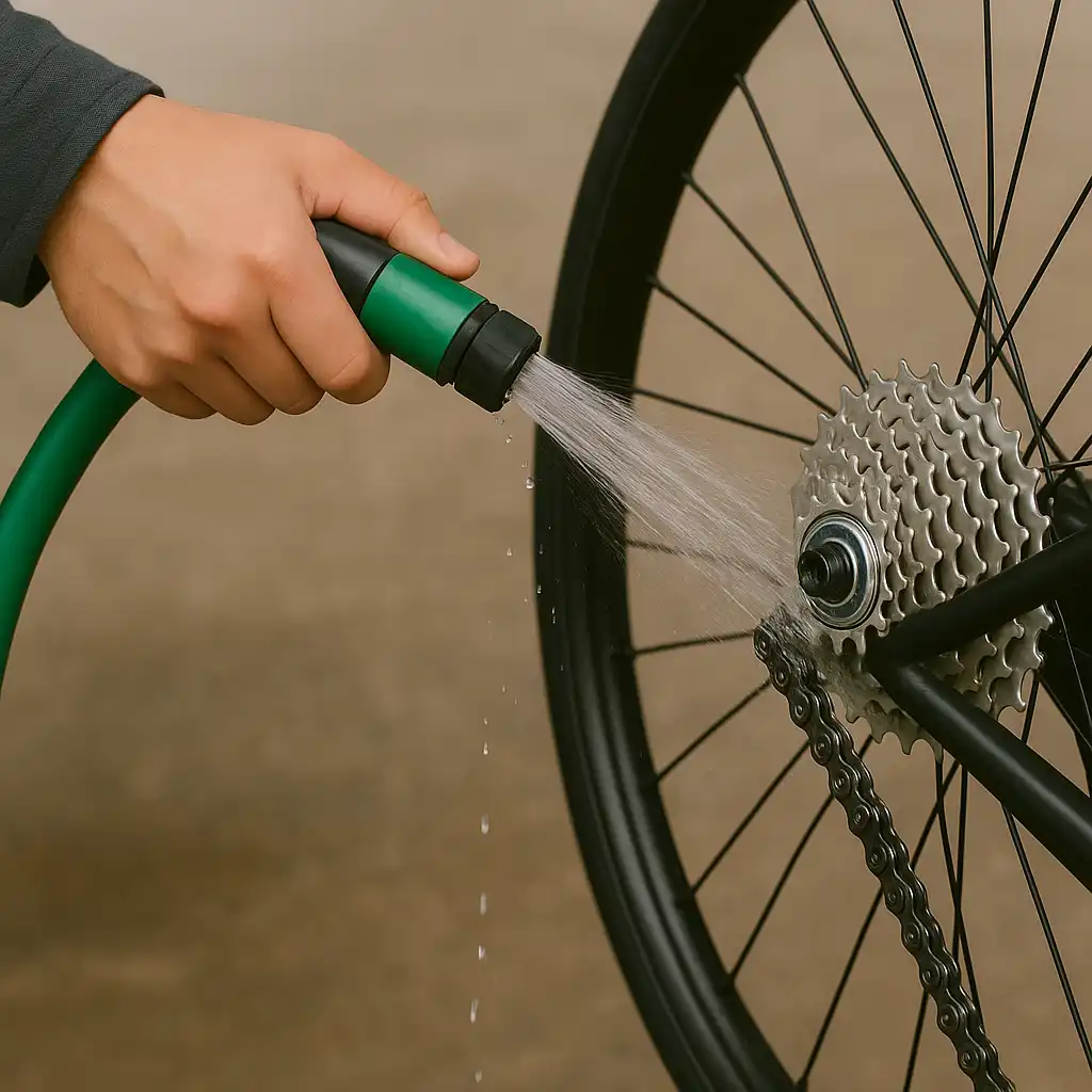 Rinse the Cassette with Water