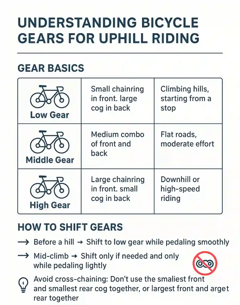 Understanding Bicycle Gears for Uphill Riding