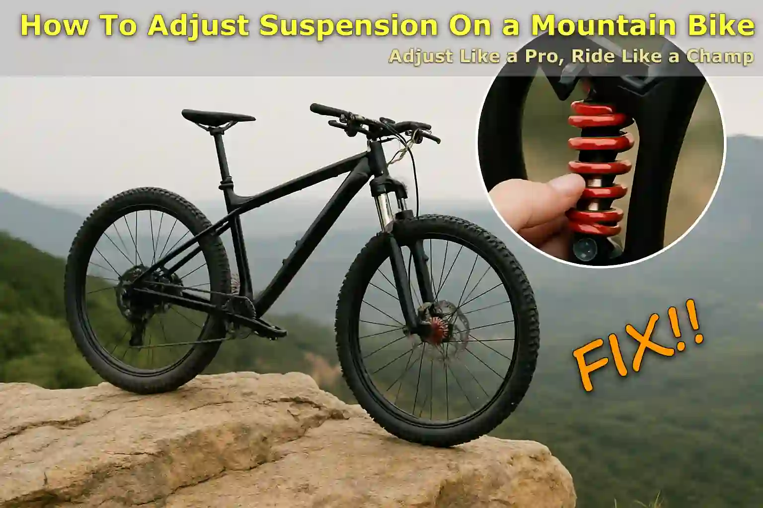 How To Adjust Suspension On a Mountain Bike