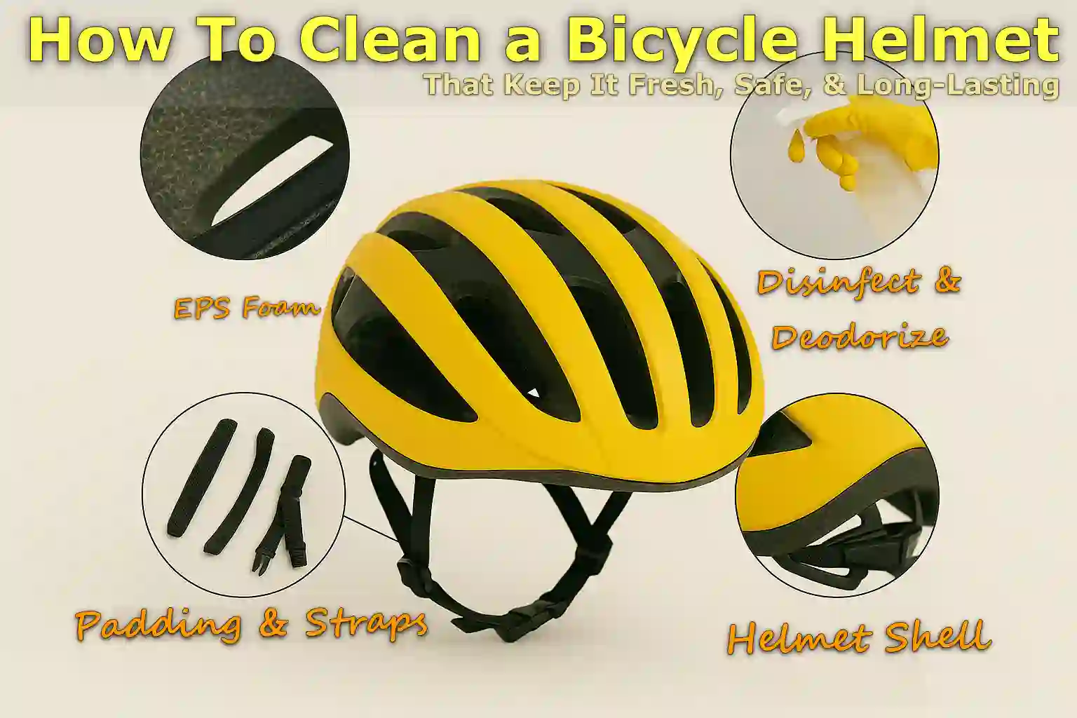How To Clean a Bicycle Helmet