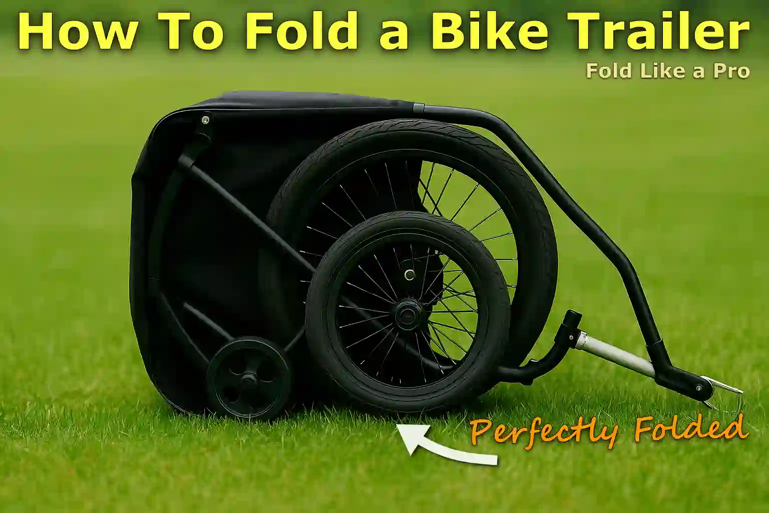 How To Fold a Bike Trailer
