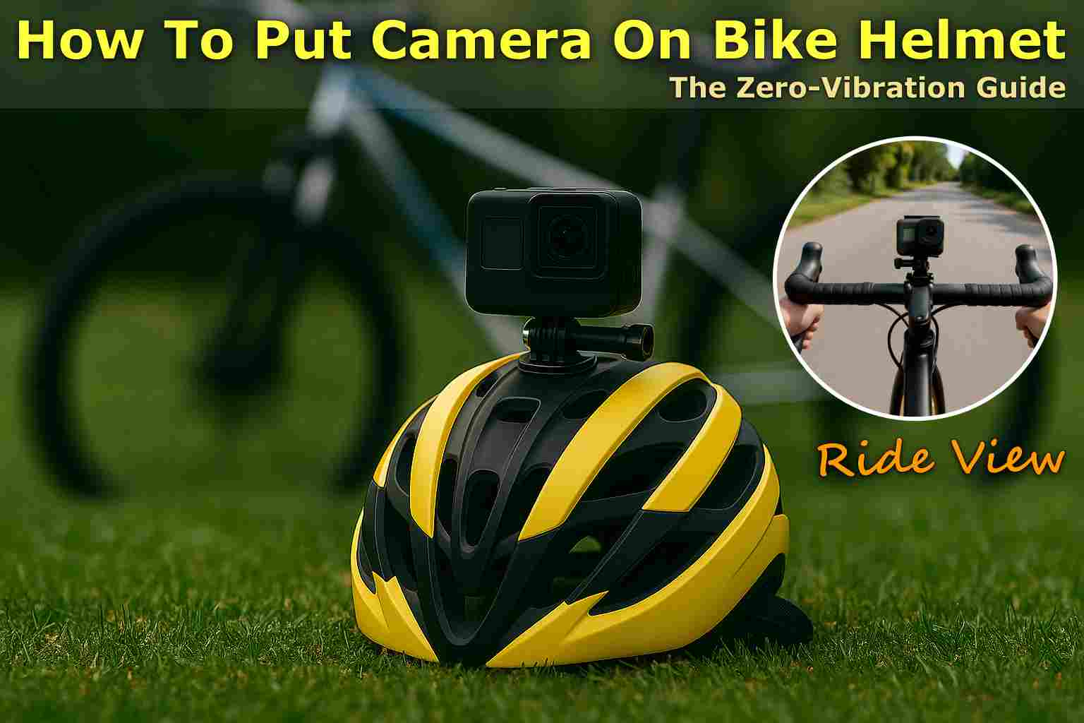 How To Put Camera On Bike Helmet