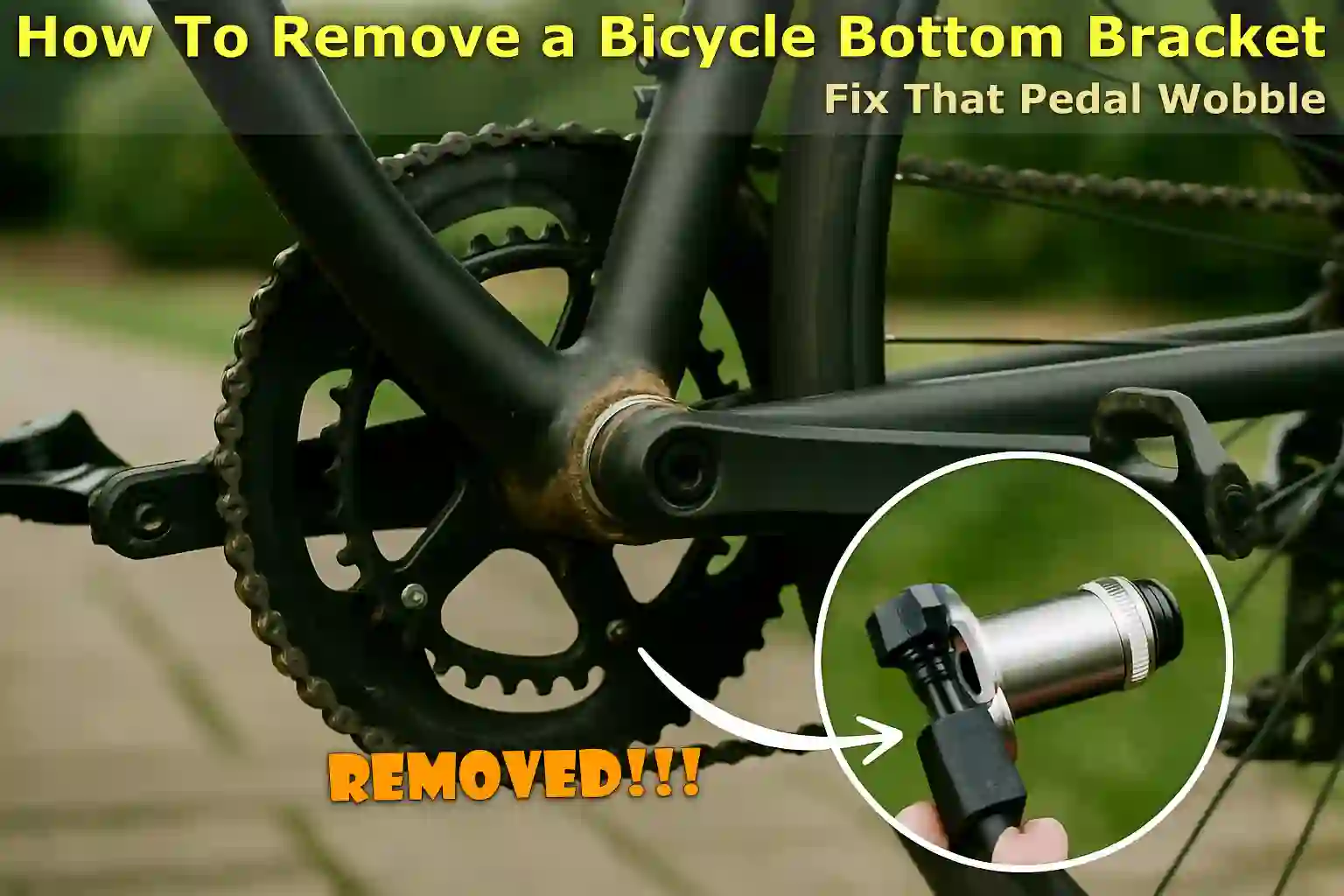 How To Remove a Bicycle Bottom Bracket