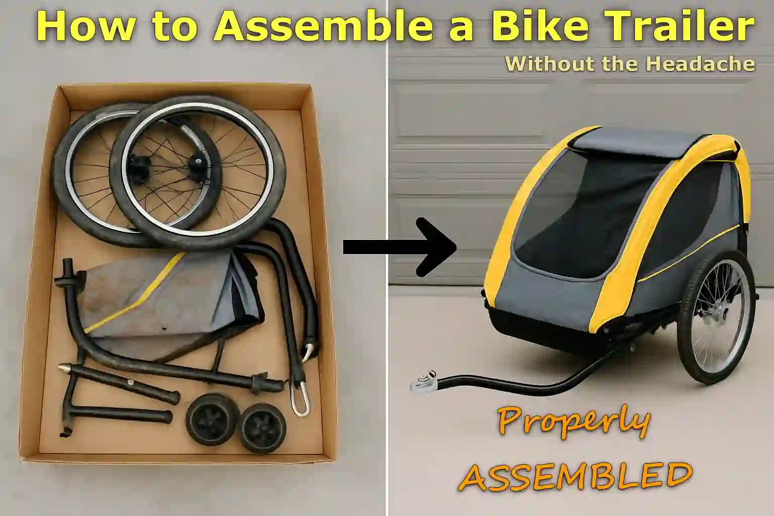 How to Assemble a Bike Trailer
