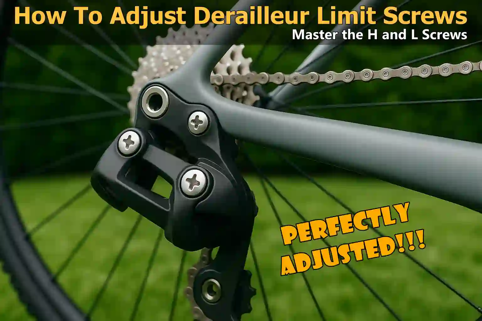 How To Adjust Derailleur Limit Screws
