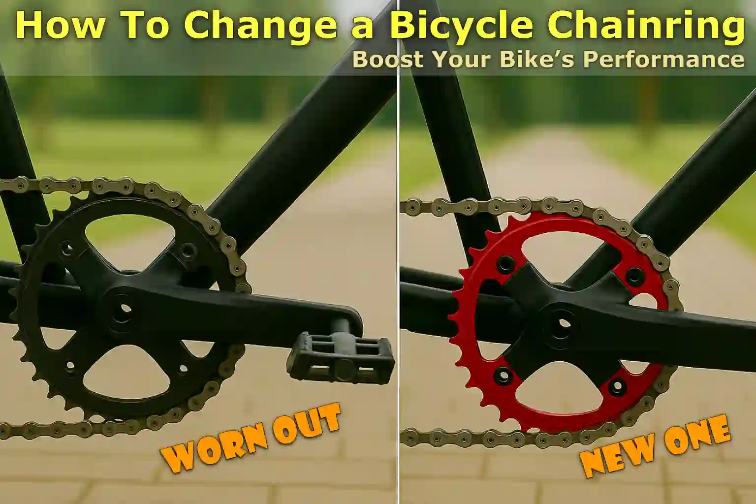 How To Change a Bicycle Chainring