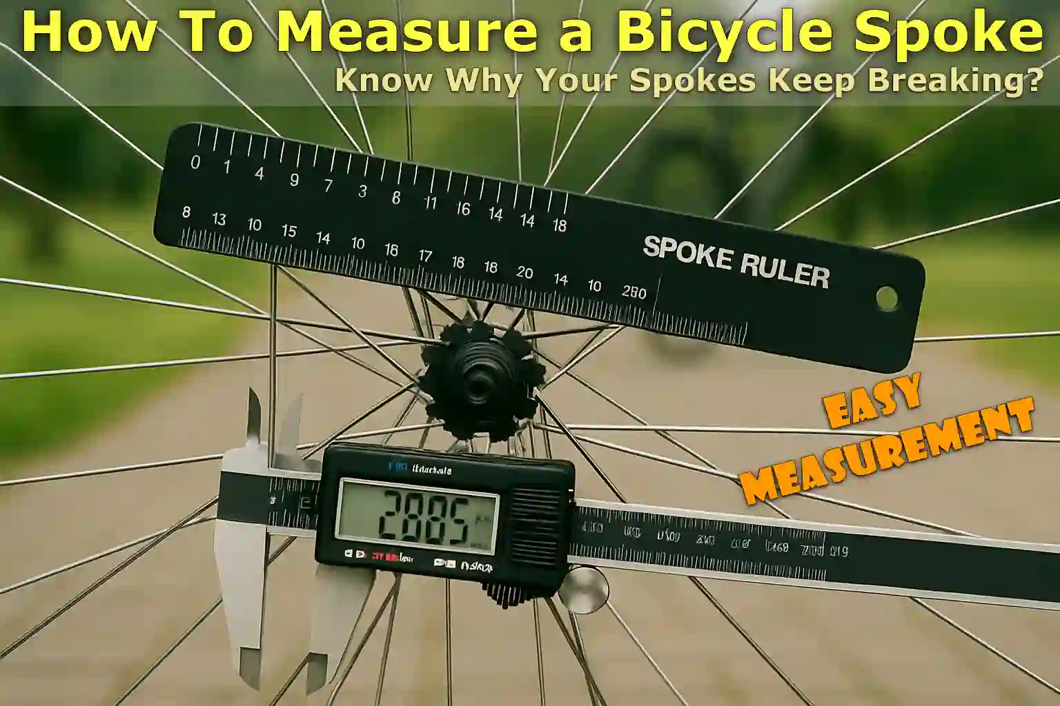 How To Measure a Bicycle Spoke