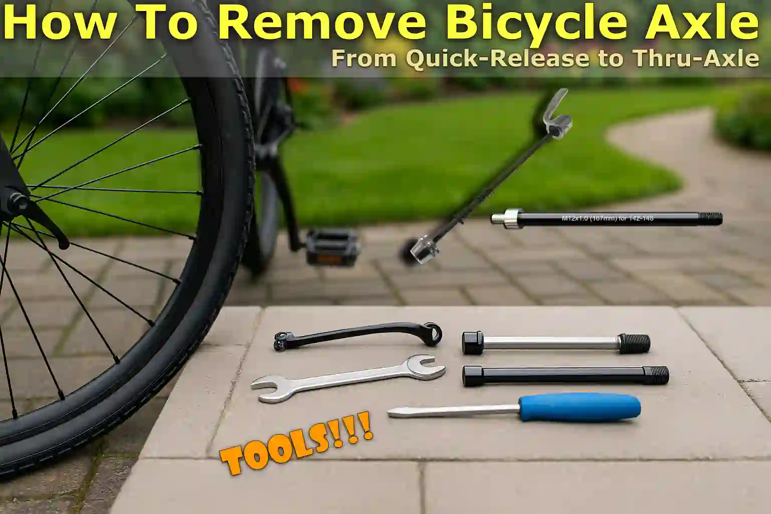How To Remove Bicycle Axle