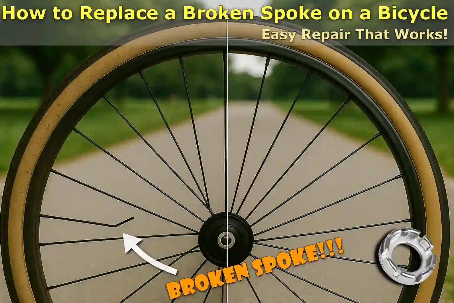 How To Replace a Broken Spoke On a Bicycle