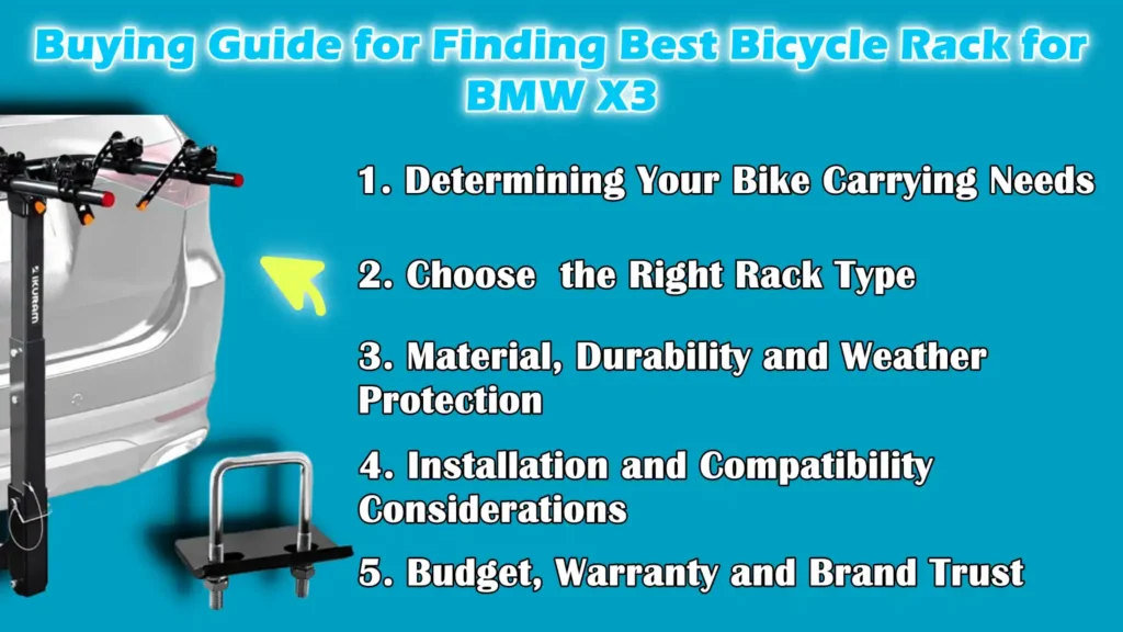 Buying Guide for Finding Best Bicycle Rack for BMW X3