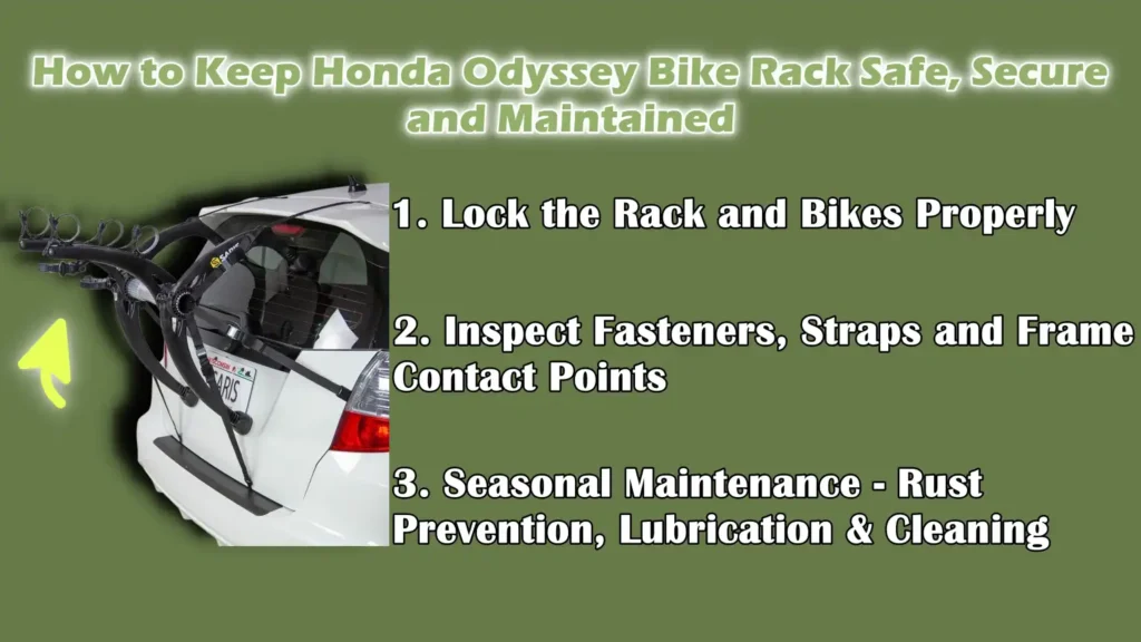 How to Keep Honda Odyssey Bike Rack Safe, Secure and Maintained