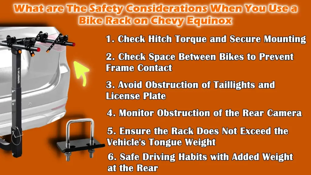 What are The Safety Considerations When You Use a Bike Rack on Chevy Equinox