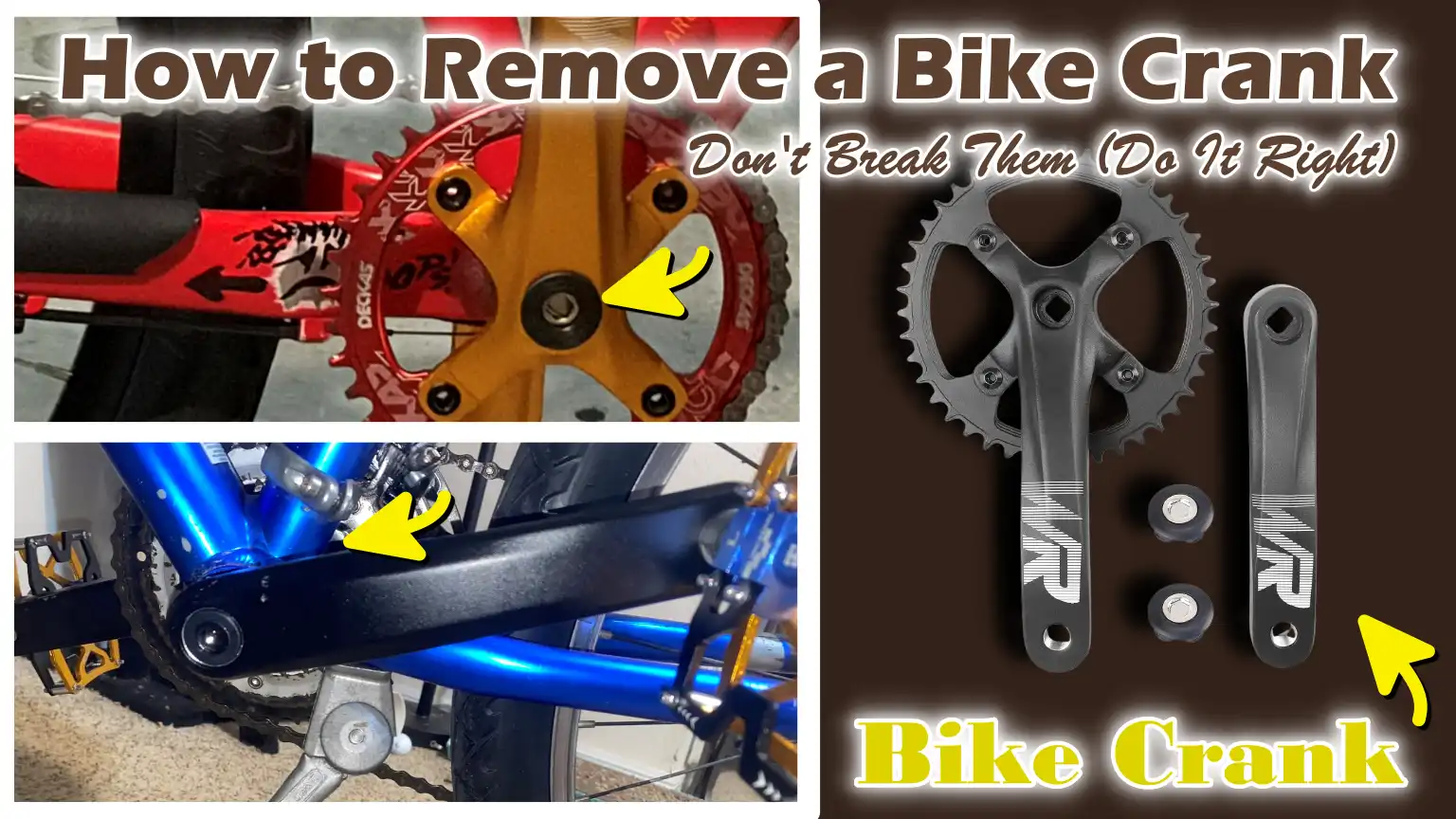 How to Remove a Bike Crank