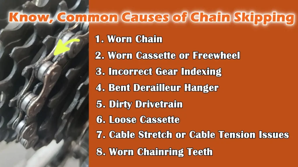 Know, Common Causes of Chain Skipping, How to Fix Chain Skipping