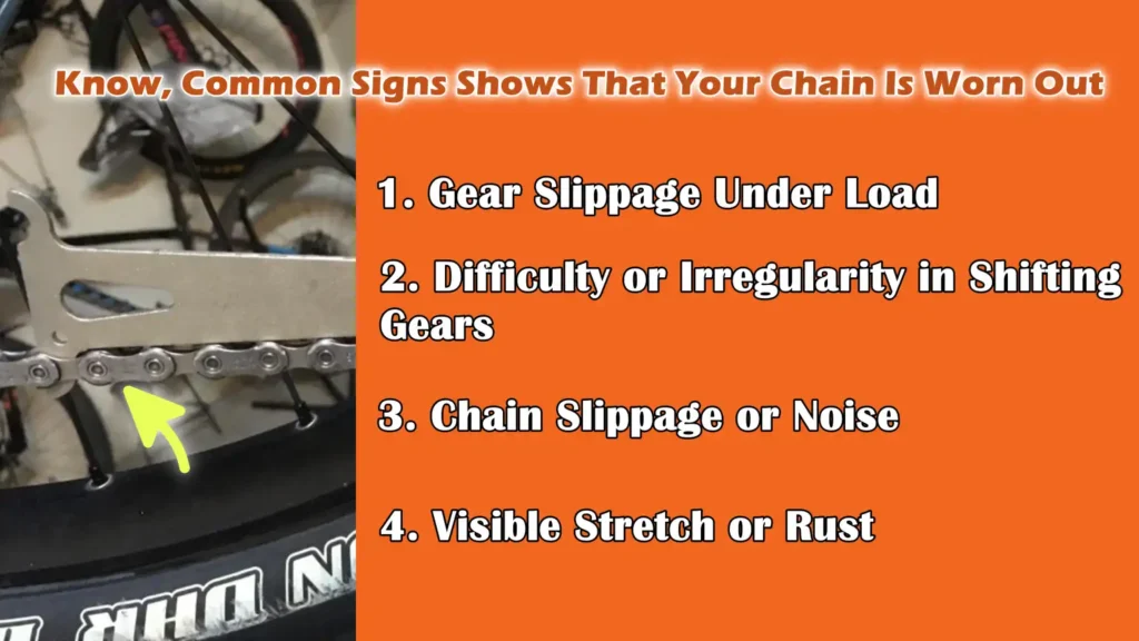 Know, Common Signs Shows That Your Chain Is Worn Out